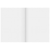 Kladde | A4, 96 Seiten, kariert, Karton, rot